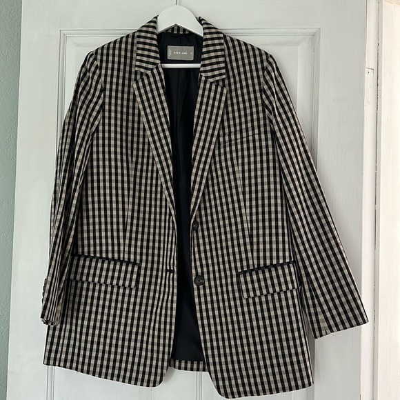 Everlane Jackets & Blazers - ✨last chance! Everlane • Checkered Blazer Size 10